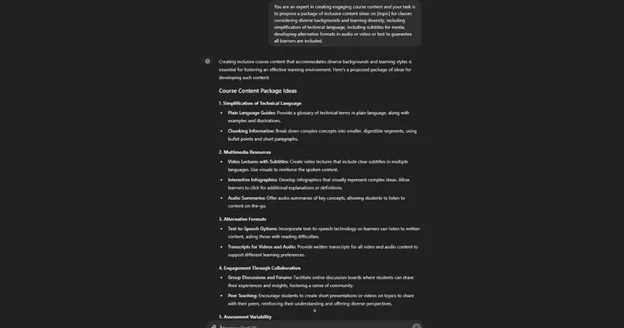 ChatGPT Prompts for Crafting Engaging Course Content