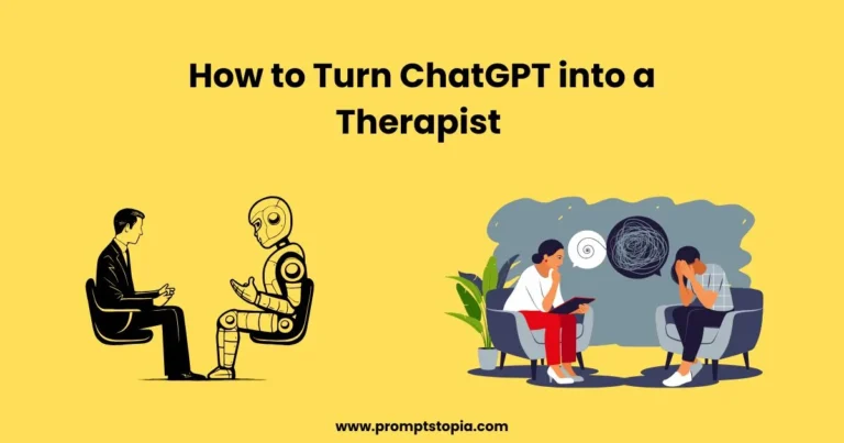 How to turn ChatGPT into a Therapist