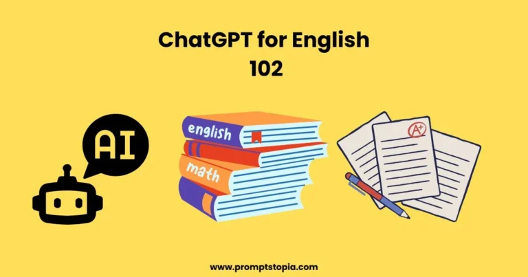 ChatGPT for English 102