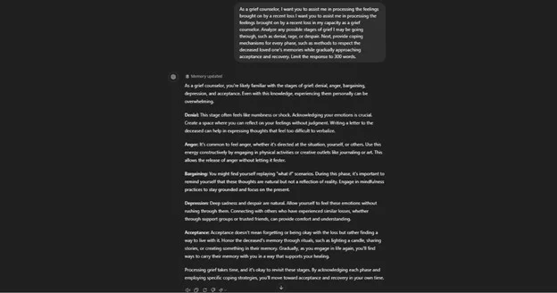 How to turn ChatGPT into a Therapist