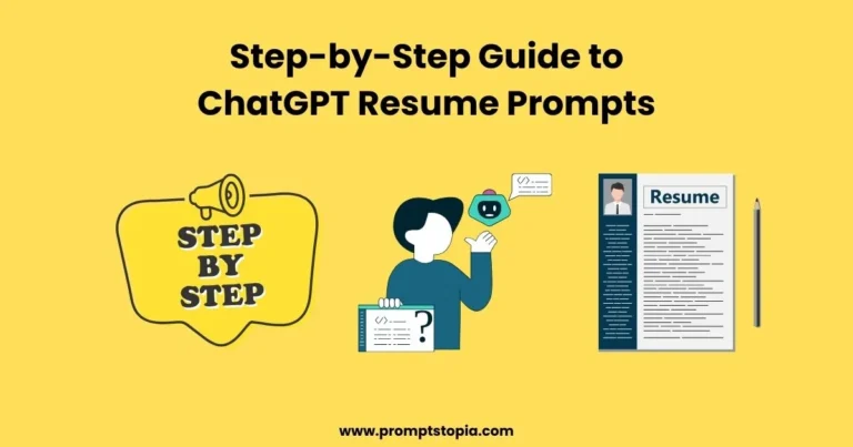 Step-by-Step Guide to ChatGPT Resume Prompts