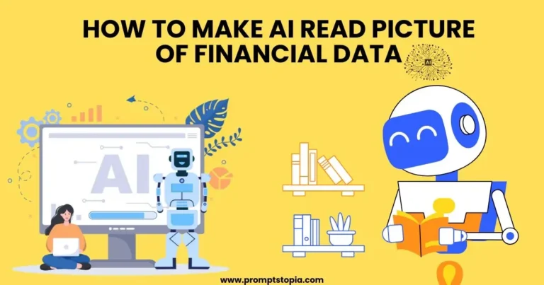 How to Make AI Read Picture of Financial Data