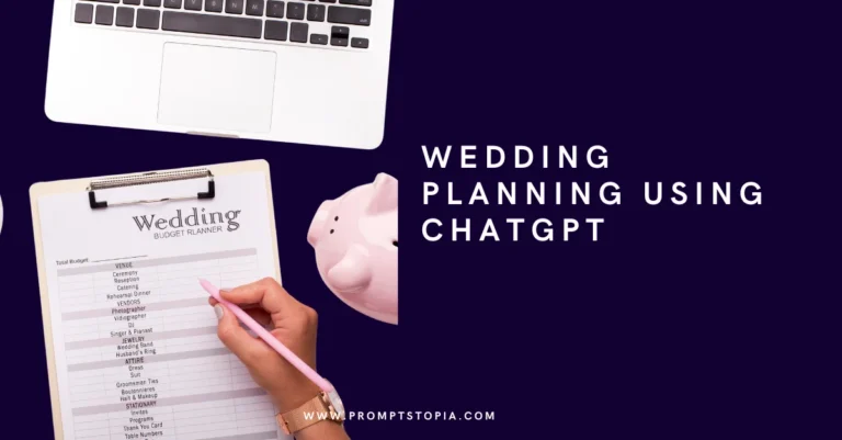 wedding planning using chatgpt