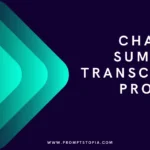 create summaries of transcripts using ChatGPT